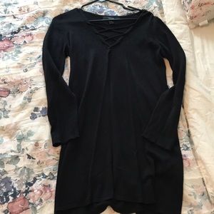 Black long sleeve dress
